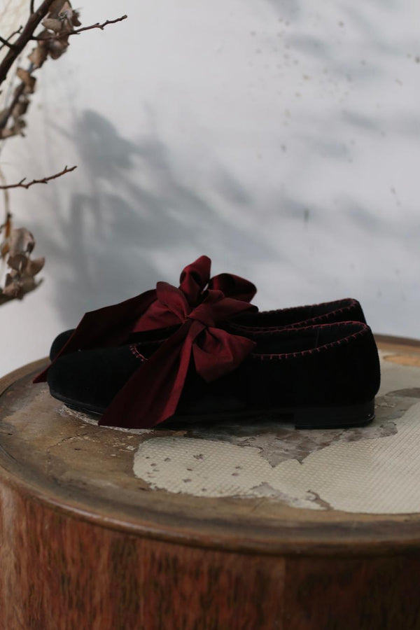 MUTEDANCE Bow Plove Shoes MD22FW75 Black PM57